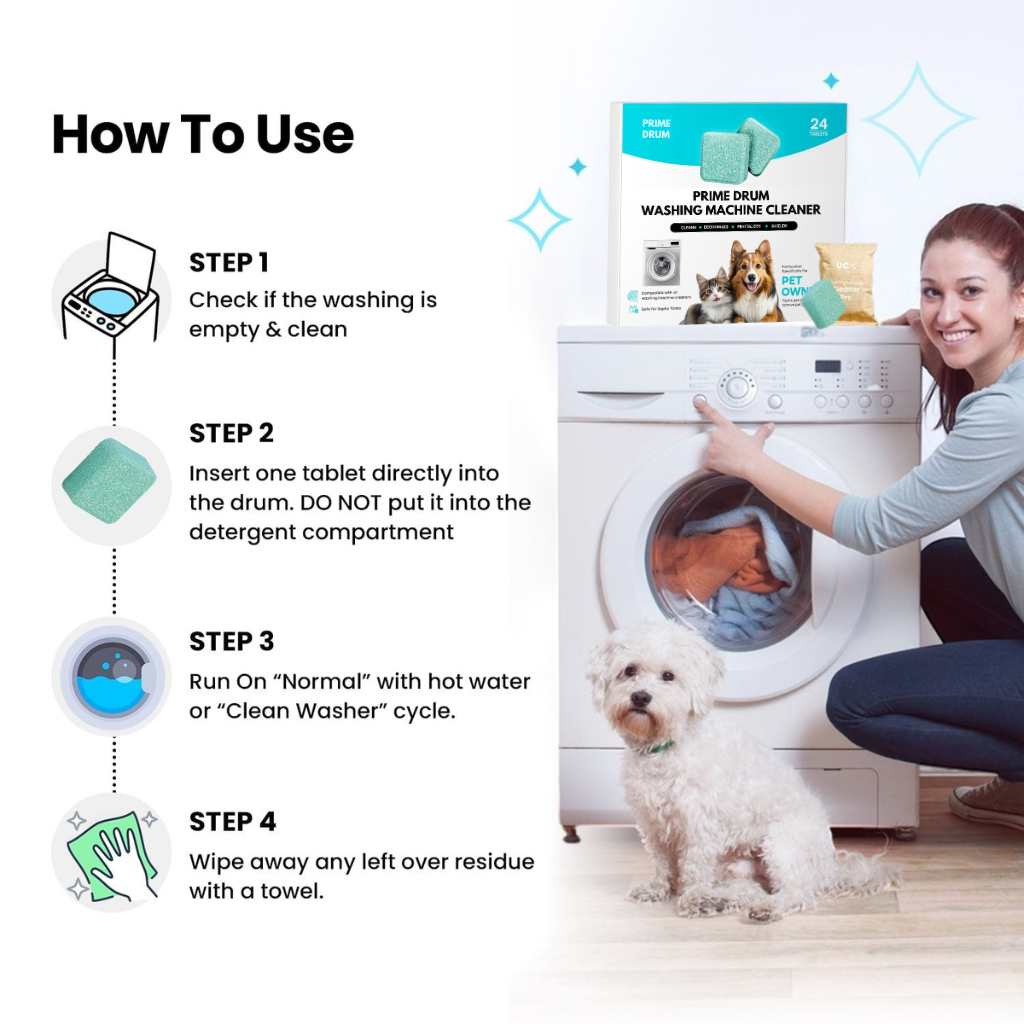 PrimeDrum – Washing Machine Cleaner Pro