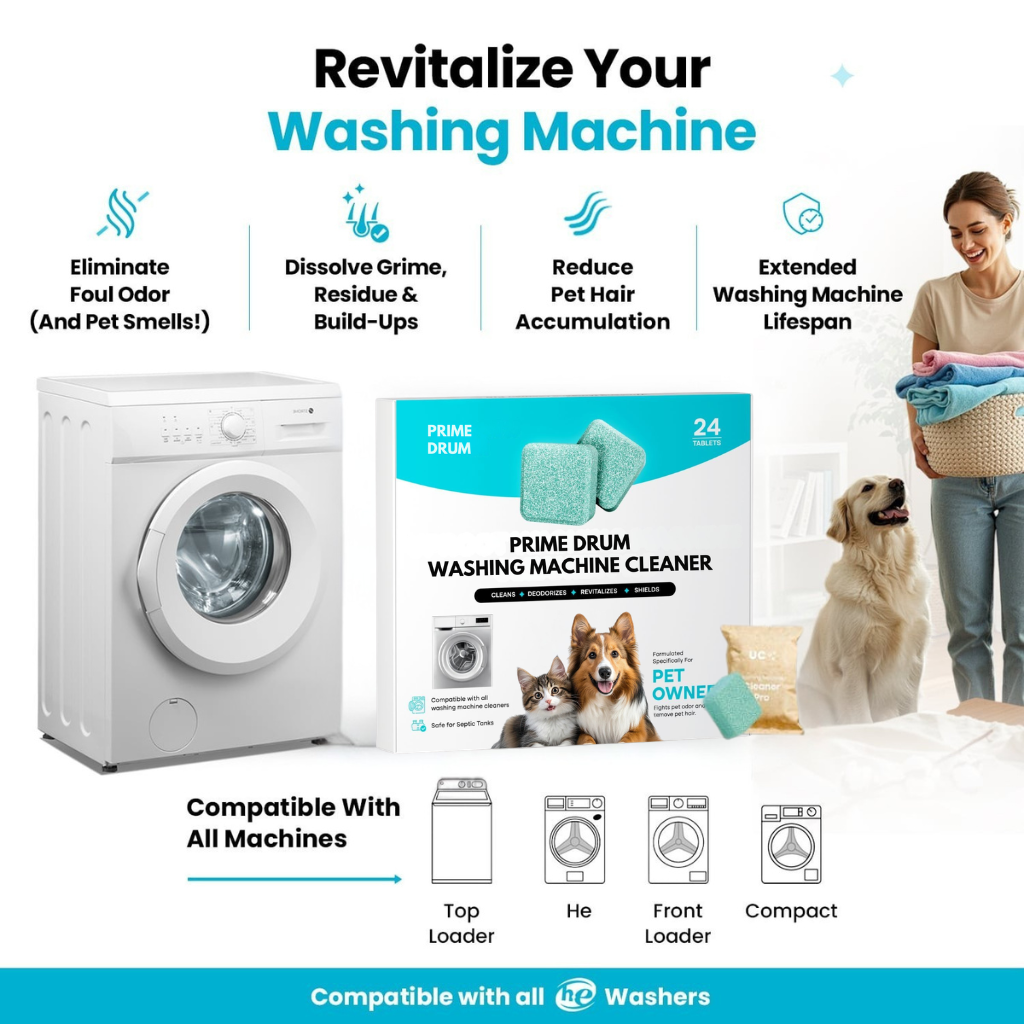 PrimeDrum – Washing Machine Cleaner Pro